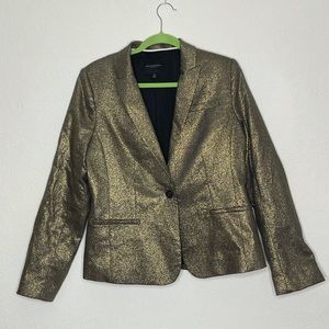BANANA REPUBLIC gold pant suit